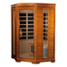 Dynamic Heming 2-person Corner FAR Infrared Sauna - West Coast Saunas - DYN-6225-02