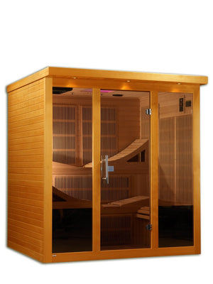 Dynamic Monaco Ultra Low EMF Infrared Sauna - West Coast Saunas - DYN-6996-01