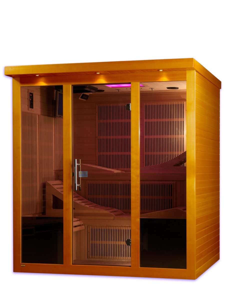 Dynamic Monaco Ultra Low EMF Infrared Sauna - West Coast Saunas - DYN-6996-01