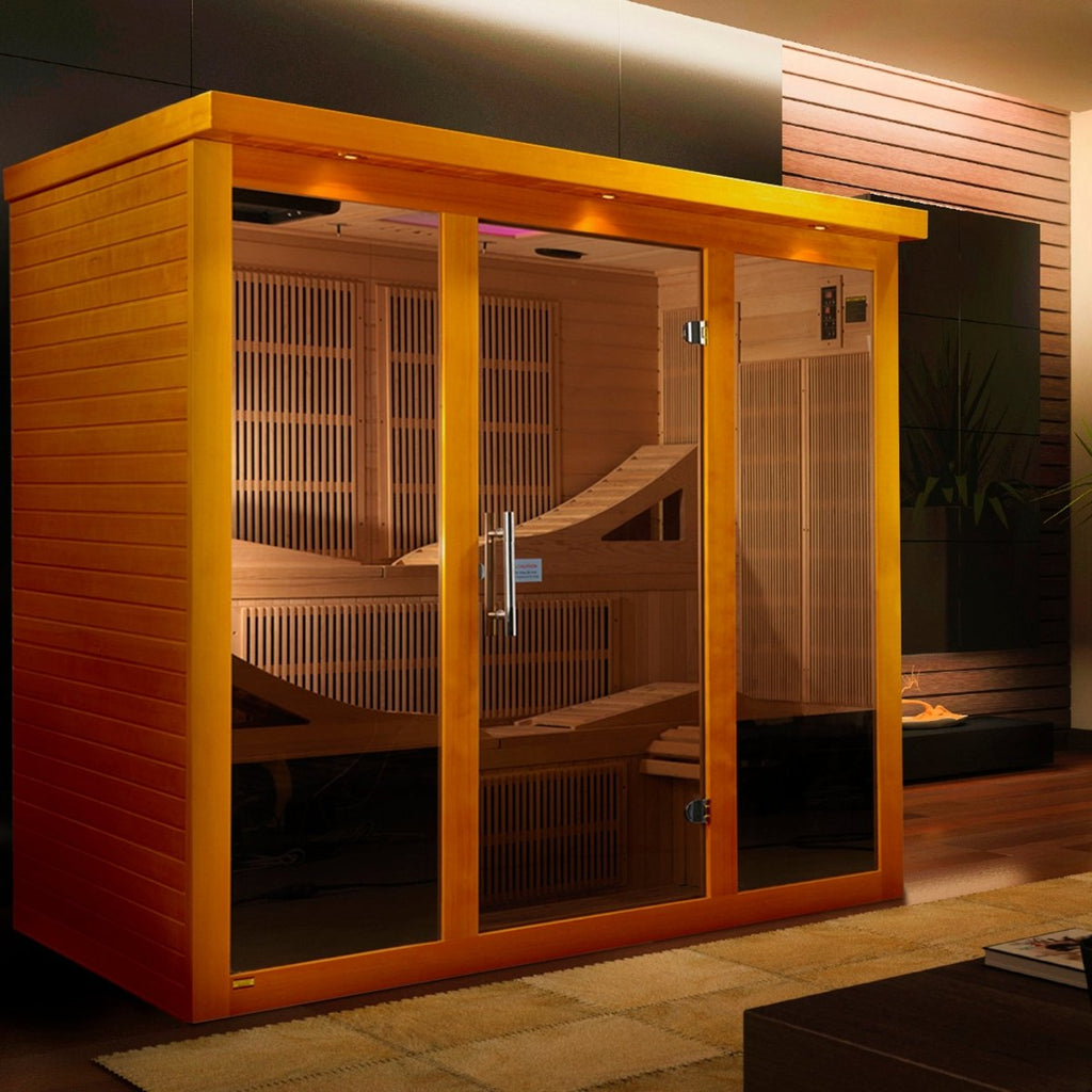 Dynamic Monaco Ultra Low EMF Infrared Sauna - West Coast Saunas - DYN-6996-01