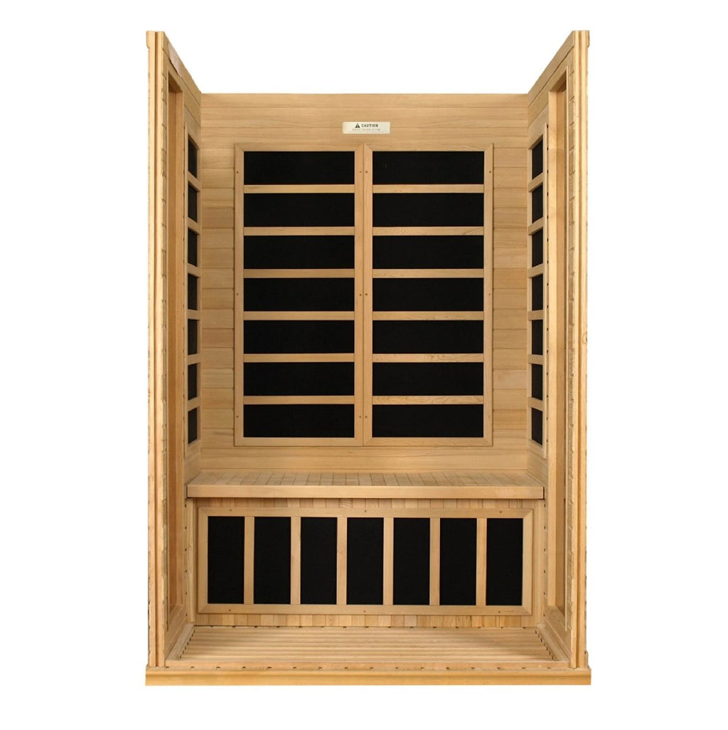 Dynamic Versailles 2-person FAR Infrared Sauna - West Coast Saunas - DYN-6202-03