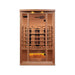 Golden Designs 2-Person FAR Infrared Sauna with Himalayan Salt Bar - West Coast Saunas - GDI-8020-02