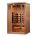 Golden Designs 2-Person FAR Infrared Sauna with Himalayan Salt Bar - West Coast Saunas - GDI-8020-02