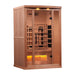 Golden Designs 2-Person FAR Infrared Sauna with Himalayan Salt Bar - West Coast Saunas - GDI-8020-02