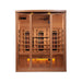 Golden Designs 3-Person FAR Infrared Sauna with Himalayan Salt Bar - West Coast Saunas - GDI-8030-02
