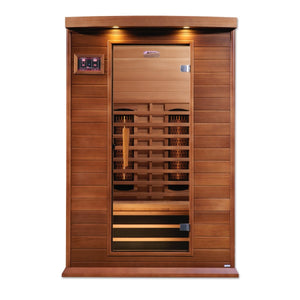 Maxxus 2-Person Full Spectrum Near Zero EMF Cedar Infrared Sauna - West Coast Saunas - MX-M206-01-FS CED