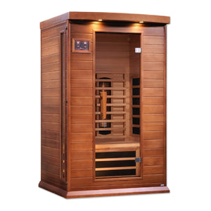 Maxxus 2-Person Full Spectrum Near Zero EMF Cedar Infrared Sauna - West Coast Saunas - MX-M206-01-FS CED