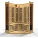 Maxxus 3-Person Corner FAR Infrared Sauna - West Coast Saunas - MX-K356-01