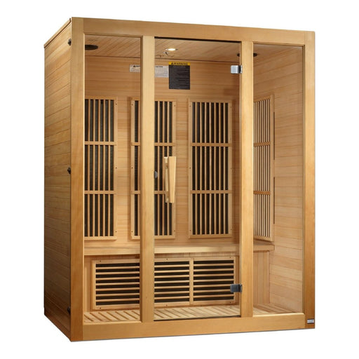 Maxxus Bellevue 3-Person FAR Infrared Sauna - West Coast Saunas - MX-J306-01