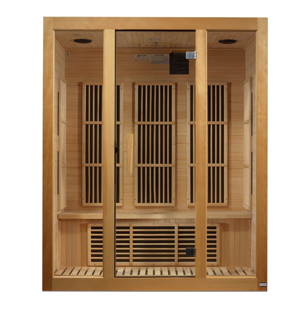 Maxxus Bellevue 3-Person FAR Infrared Sauna - West Coast Saunas - MX-J306-01