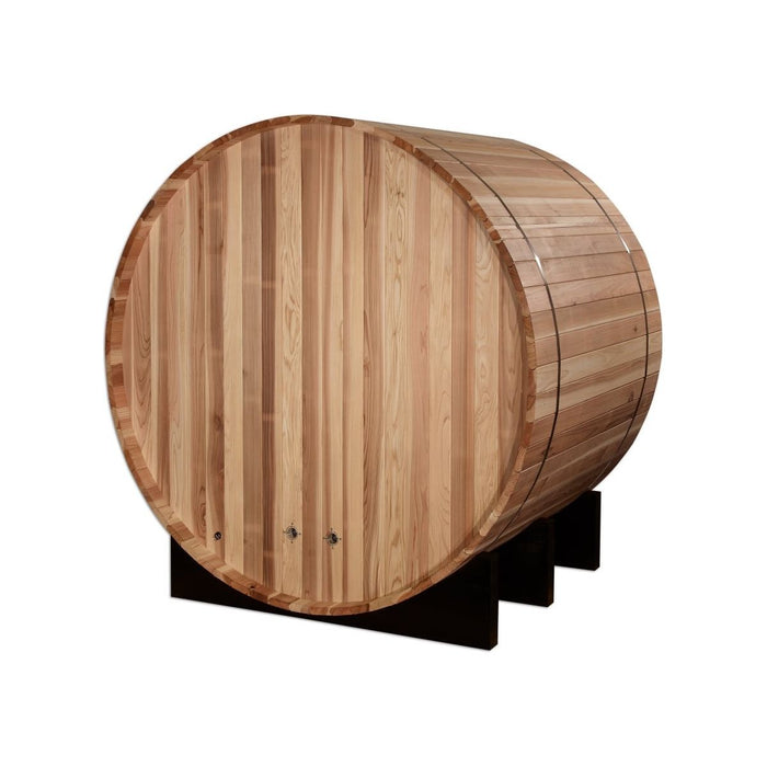 St. Moritz Traditional Outdoor Barrel Steam Sauna - West Coast Saunas - GDI-B002-01