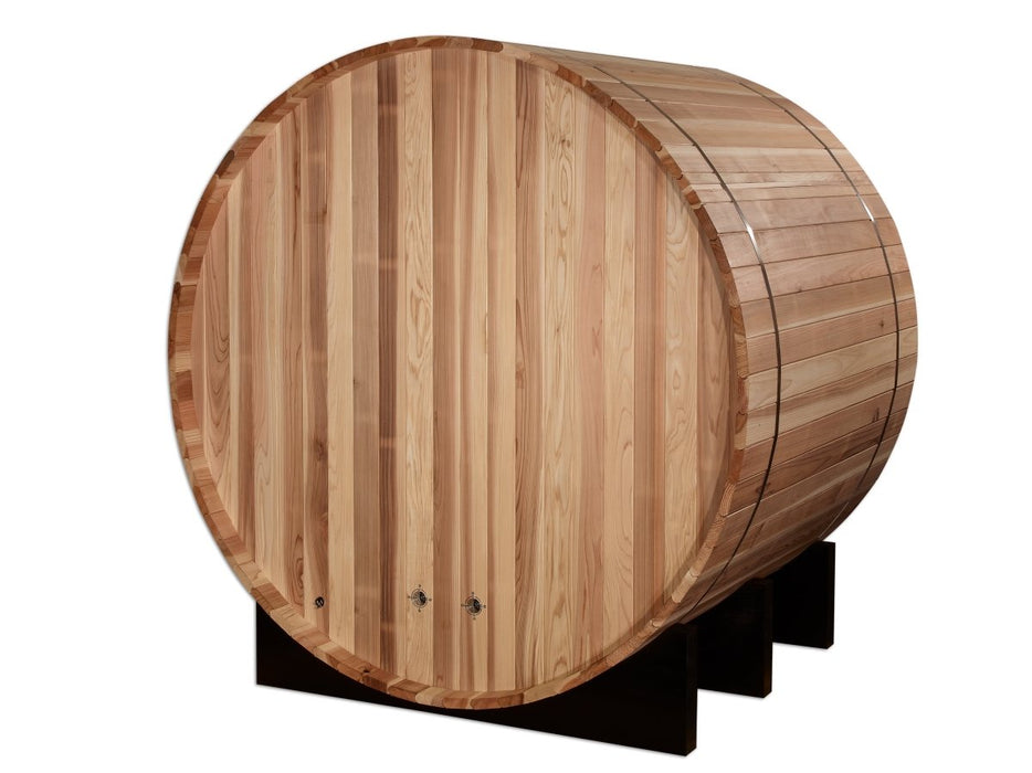 St. Moritz Traditional Outdoor Barrel Steam Sauna - West Coast Saunas - GDI-B002-01